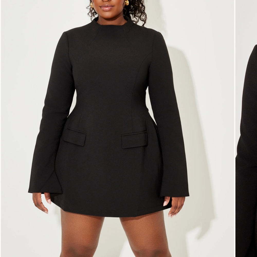 Elegant Black Women's Dress